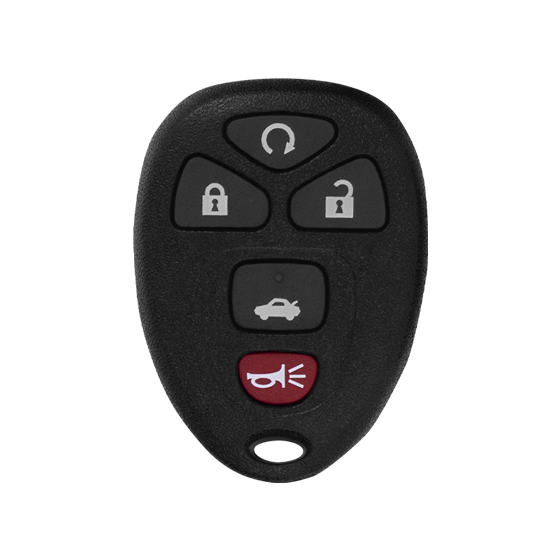 For GM 5-Button KOBGT04A w/ Trunk Keyless Entry Remote Shells #1814