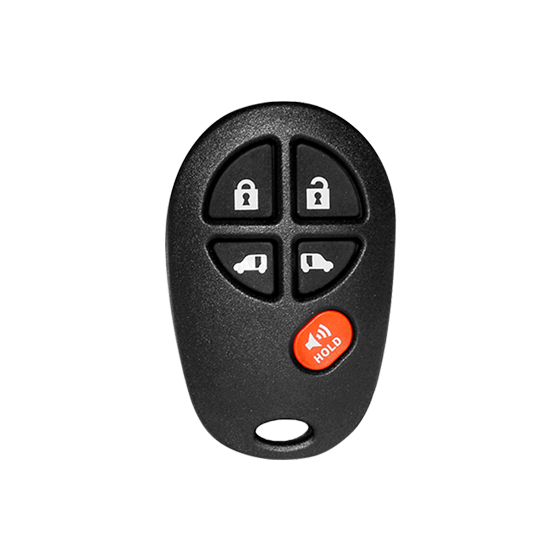 For Toyota 5-Button GQ43VT20T Keyless Entry Remote Shells #1778