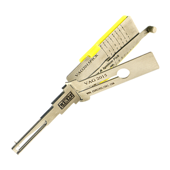 Original Lishi for HU162 VAG2015 (AG Anti-Glare) #L1106