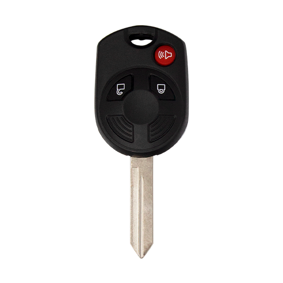 Metallo PREMIUM For Ford 3-Button OUCD6000022 (Double CUT) Remote Head Key Shells (T) #1578