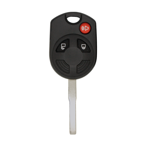 Metallo PREMIUM For Ford 3-Button OUCD6000022 (HU101 Blade) Remote Head Key Shells (T) #1580