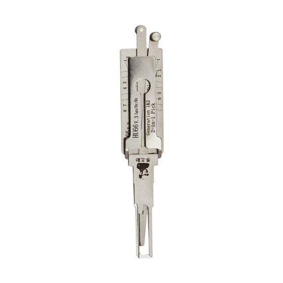 Original Lishi 2 in 1 8-Cut for VW-Audi HU66 Twin Lifters #L1060
