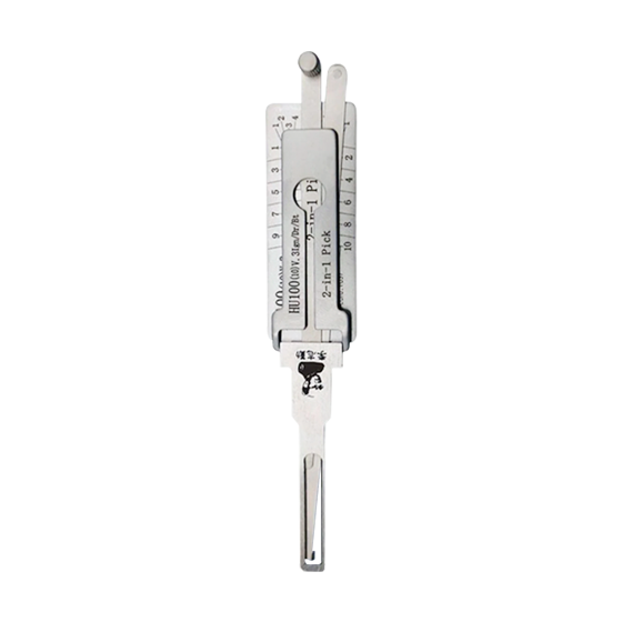 Original Lishi 2 in 1 10-Cut for GM HU100 V.3 Ign/Dr/Bt #L1045