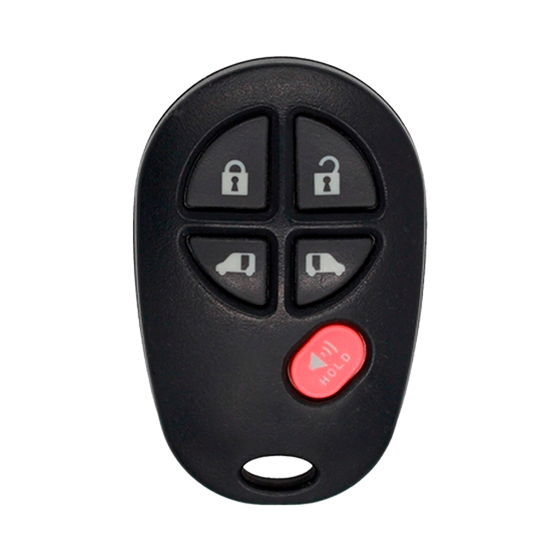 Xhorse Universal Wired Remote Toyota Style 5-Button w/Slidding Doors XKTO08EN