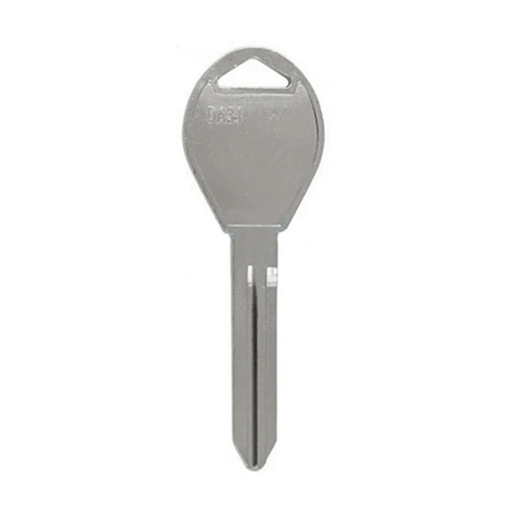 10-Pack Nissan DA34 Mechanical Metal Head Key (Y) #2403