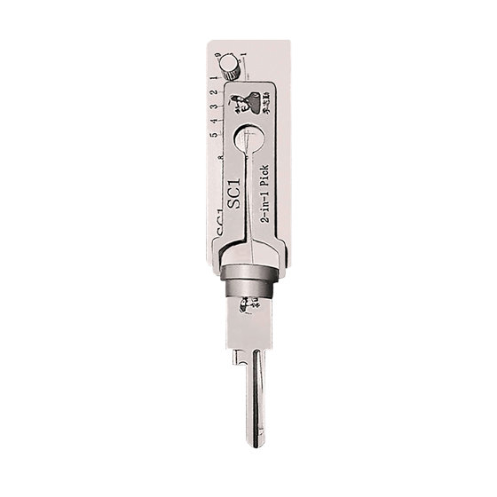 Original Lishi 2 in 1 for Schlage SC1-S6 5 Pins (Anti-Glare) #L1109