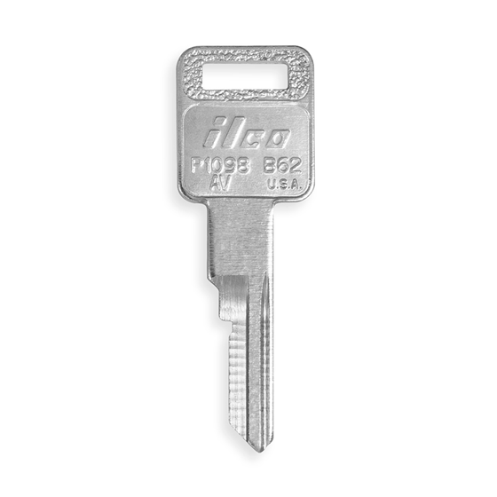 Ilco 10-Pack P1098AV­B62  G. M. AL01143002 Mechanical Metal Head Key #2341