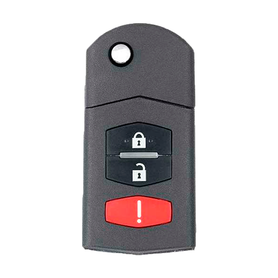 For Mazda 2/3/5/CX-7/CX-9 2006-2015 3-Button BGBX1T478SKE125-01 (PN:CC43-67-5RYC) 315Mhz Remote Flip Key (B,S) #109