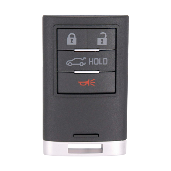 For Cadillac 4-Button NBG009768T w/Trunk Smart Keys Shells #1865