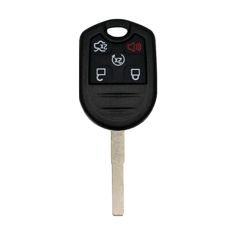 Metallo PREMIUM For Ford Fiesta 2015-2019 5-Button CWTWB1U793 (HU101 Blade) w/Trunk & RS Remote Head Key Shells (T) #1574