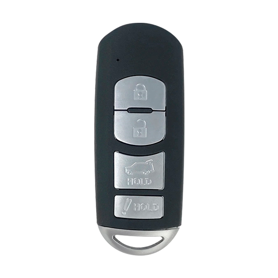 For Mazda CX5, CX9 2016-2019 4-Button WAZSKE13D02 (PN:TKY2-67-5DY) w/Hatch MZ31 Blade 49 Chip Hitag PRO (NCF29A4V) 315Mhz Smart Key #115
