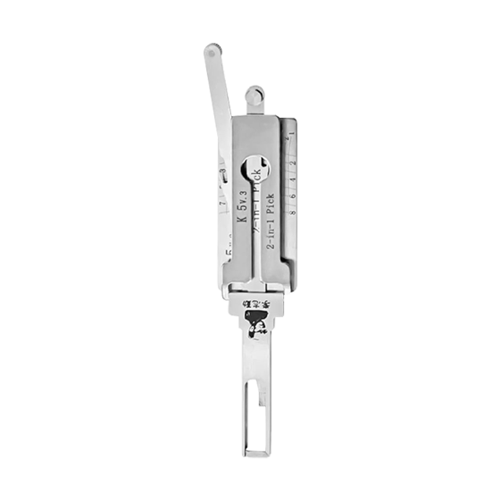 Original Lishi 2 in 1 8-Cut for KIA Optima, Hyundai K5/KK12/ V.3 5 dpths (Anti-Glare) #L1105
