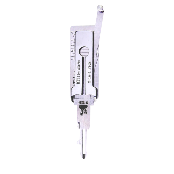 Original Lishi 2 in 1 8-Cut for Mitsubishi-Citroen-Proton-Peugeot MIT11R V.3 Ignition (Anti-Glare) #L1074