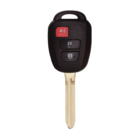 For Toyota 2013-2021 3-Button HYQ12BDM (PN:89070-42820) w/Trunk TR47 Blade H-Chip 315Mhz Remote Head Key #174
