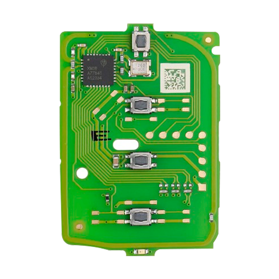 Xhorse Honda Universal Smart Remote Key PCB 4-Button XZBT43EN