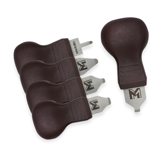 5 Pieces Kit Open remotes tool Brown #F4
