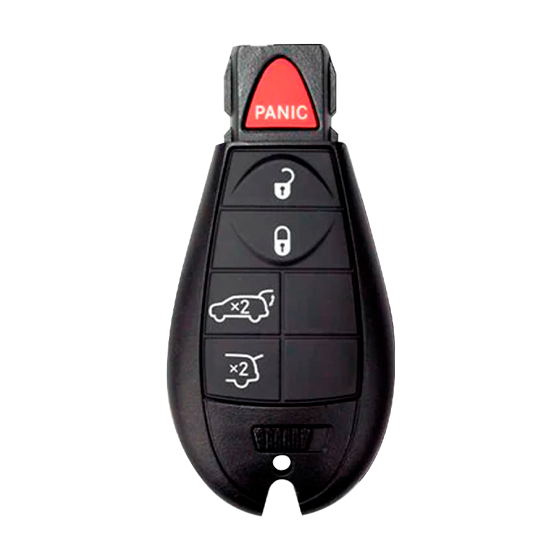 For Chrysler-Dodge-Jeep 5-Button IYZ-C01C w/Hatch & Windows Fobik Smart Keys Shells #1885