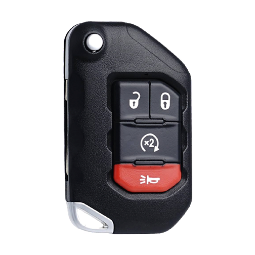 Metallo PREMIUM For Jeep Wrangler Gladiator 4-Button OHT1130261 w/RS Smart Keys Shells (T) #1671