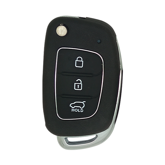 Metallo PREMIUM For Hyundai Elantra 2016-2018 (SUV's) 3-Button CQOFD00120 HYNR14R Blade Flip key Shells (T) #1857