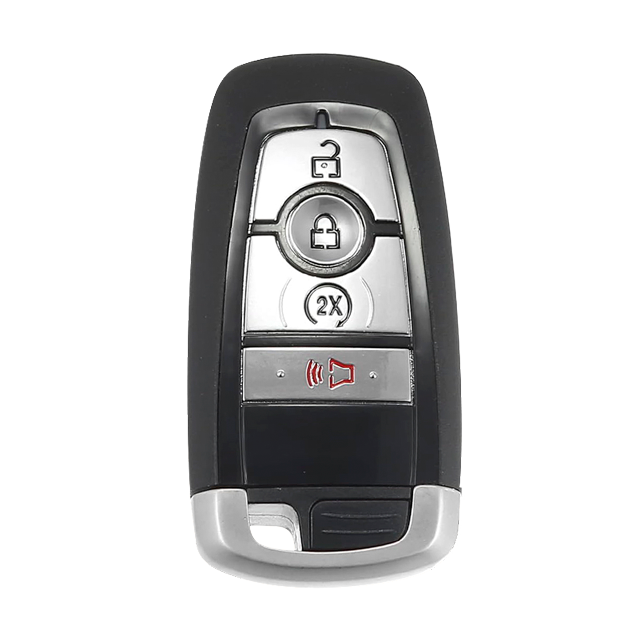 Metallo PREMIUM For Ford 4-Button M3N-A2C93142300 PROX Smart Keys Shells (T) #1697