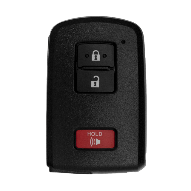 Metallo PREMIUM For Toyota 3-Button w/Hold Smart Keys Shells (T) #1689