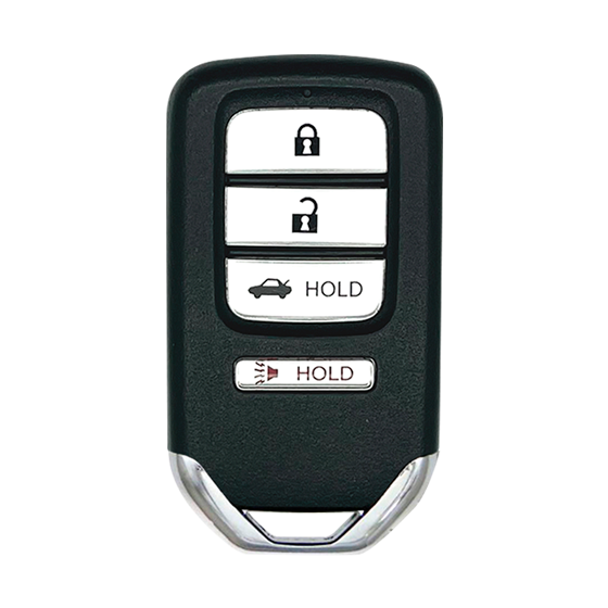 Metallo PREMIUM For Honda 4-Button KR5V1X w/Trunk Smart Keys Shells (T) #1656