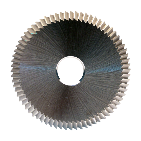HSS M35-Coating 60mm (80°) Angle Milling Cutter (RAISE)