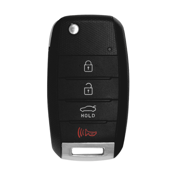For KIA Forte 2017-2018 4-Button OSLOKA-875T YD (PN:95430-A7200) w/Trunk HY15 Blade 433Mhz Remote Flip Key #402