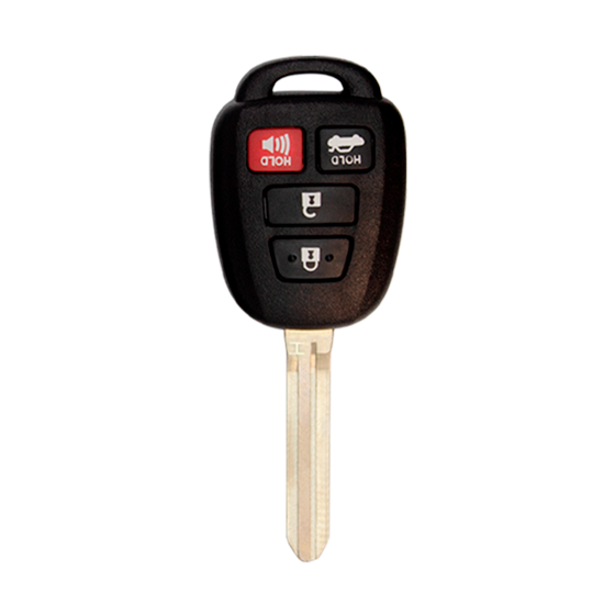 For Toyota Corolla 2014-2019 4-Button HYQ12BDP (PN:89070-02A50) w/Trunk TR47 Blade H-Chip 315Mhz Remote Head Key #477