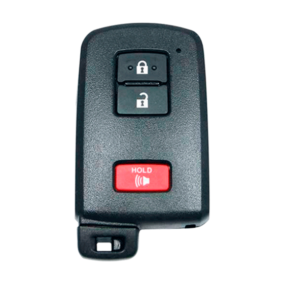 For Toyota Prius C- RAV-4 2012-2019 3-Button HYQ14FBA (PN:89904-52290) G-Board 0020 315Mhz Smart Key #306