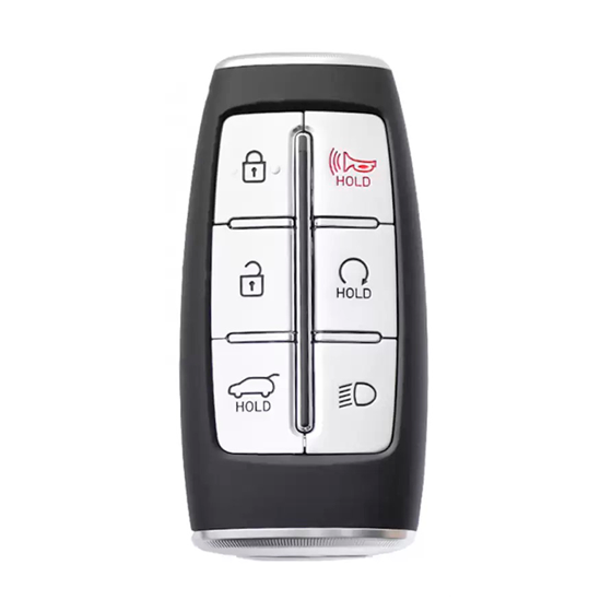 For Hyundai GENESIS G80 2021-2023 6-Button TQ8FOB4F35 (PN:95440-T1000) w/Trunk & RS (47 Chip) 433Mhz Smart Key #353