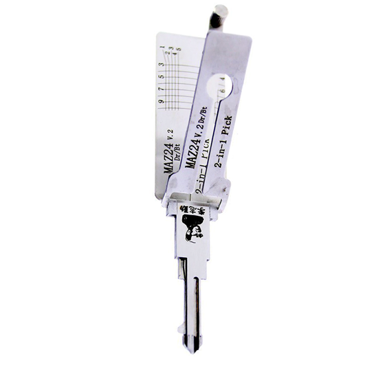 Original Lishi 2 in 1 10-Cut for Mazda-Ford MAZ24R-2020-MZ31 #L1044