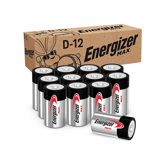 D-12 Energizer Alkaline C Batteries